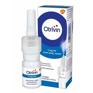 Otrivin Nosní sprej s dávkovačem 1 mg/ml roztok 10 ml obraz