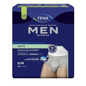 Tena Men Pants Normal S/M inkontinenční kalhotky šedé 9 ks obraz