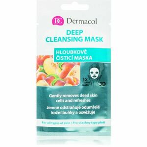 Dermacol Cleansing textilní 3D hloubkově čisticí maska 15 ml obraz