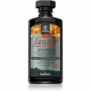 Farmona Jantar šampon s aktivními složkami uhlí pro mastné vlasy 330 ml obraz