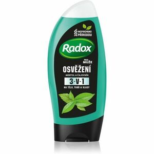 Radox Men Feel Strong sprchový gel a šampon 2 v 1 Mint & Tea Tree 225 ml obraz