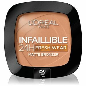 L’Oréal Paris Infaillible Fresh Wear 24h bronzer s matným efektem odstín 250 Light 9 g obraz