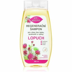 Bione Cosmetics Lopuch regenerační šampon pro lesk a hebkost vlasů 260 ml obraz