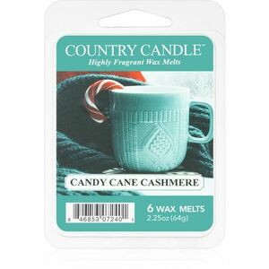 Country Candle Candy Cane Cashmere vosk do aromalampy 64 g obraz