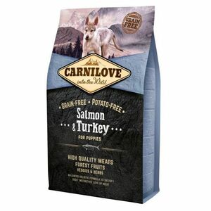 CARNILOVE Salmon & Turkey granule pro štěňata 1 ks, Hmotnost balení: 12 kg obraz