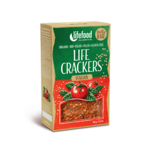 LIFEFOOD Life crackers Italské RAW BIO 90 g obraz