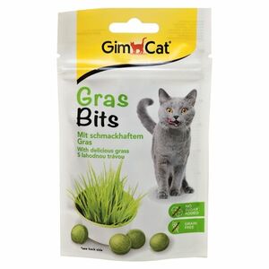 GIMCAT GrasBits Tablety s kočičí trávou 40 g obraz
