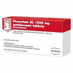 PIRACETAM AL 1200 mg Potahované tablety 60 kusů obraz