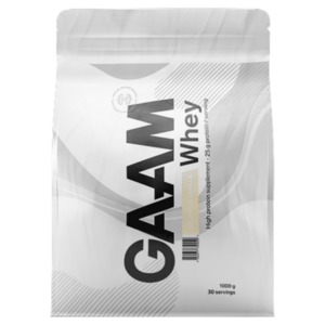 GAAM 100% Whey premium delicious vanilla protein 1 kg obraz