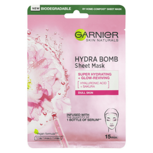 GARNIER Skin Naturals Hydra Bomb Textilní maska Sakura 28 g obraz