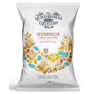 BOMBUS Hummus snack crackers olivy Kalamata 100 g obraz