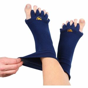HAPPY FEET Adjustační ponožky navy extra stretch velikost L obraz