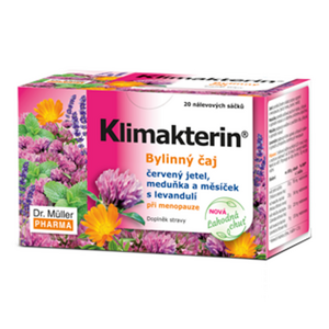 DR.MÜLLER Klimakterin bylinný čaj při menopauze 20 nálevových sáčků obraz