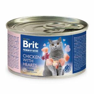 BRIT Premium by Nature Chicken with Hearts konzerva pro kočky 200 g obraz