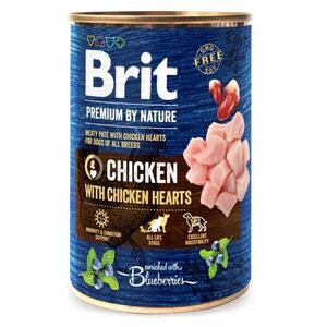 BRIT Premium by Nature Chicken & Hearts konzerva pro psy 1 ks, Hmotnost balení: 800 g obraz