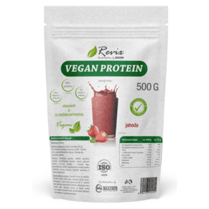 REVIX Vegan protein příchuť jahoda 500 g obraz