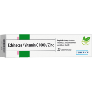 GENERICA Echinacea + vitamin C 1000 + zinek 20 šumivých tablet obraz