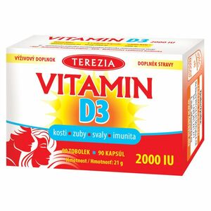 TEREZIA Vitamin D3 2000 IU 90 tobolek obraz