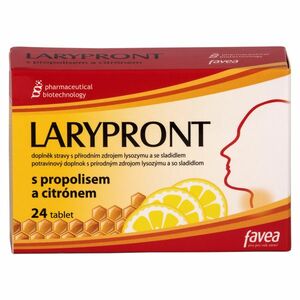 FAVEA Larypront s propolisem a citrónem 24 tablet obraz