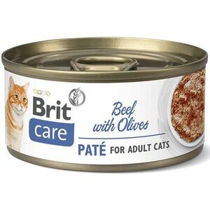 BRIT Care Beef Paté with Olives konzerva pro kočky 70 g obraz