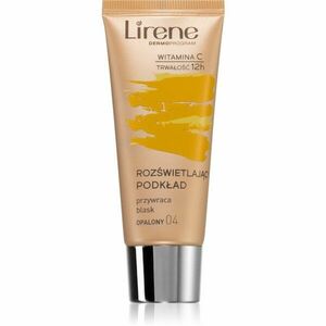 Lirene Vitamin C rozjasňující fluidní make-up pro dlouhotrvající efekt odstín 04 Tanned 30 ml obraz