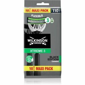 Wilkinson Sword Xtreme 3 Black Edition jednorázová holítka 10 ks obraz