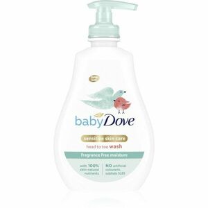 Dove Baby Sensitive Moisture mycí gel na tělo a vlasy 400 ml obraz