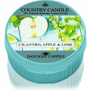 Country Candle Cilantro, Apple & Lime čajová svíčka 42 g obraz