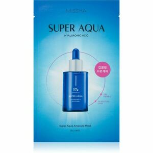 Missha Super Aqua 10 Hyaluronic Acid hydratační plátýnková maska 28 g obraz