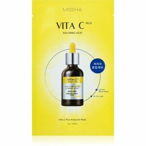Missha Vita C Plus rozjasňující plátýnková maska s vitaminem C 27 g obraz