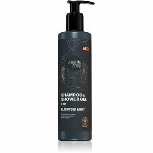 Organic Shop Men Blackwood & Mint šampon a sprchový gel 2 v 1 pro muže 280 ml obraz