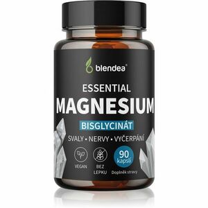 Blendea Magnesium kapsle pro podporu snížení míry únavy a vyčerpání, normální stav zubů, kostí a svalů 90 cps obraz