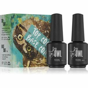 Grey Owl GO Top & Base podkladový a vrchní lak na nehty (s použitím UV/LED lampy) obraz