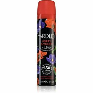 Yardley Poppy & Violet parfémovaný tělový sprej pro ženy 75 ml obraz