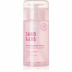 Sand & Sky The Essentials Marshmallow Toner jemné exfoliační tonikum pro obnovu povrchu pleti 120 ml obraz