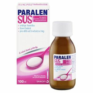 PARALEN SUS Perorální suspenze 24 mg 100 ml obraz