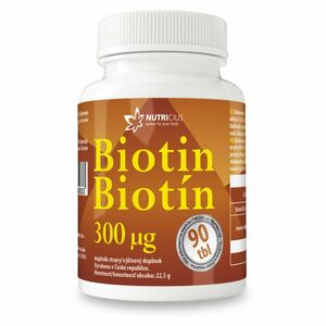 NUTRICIUS Biotin 300 mcg 90 tablet obraz
