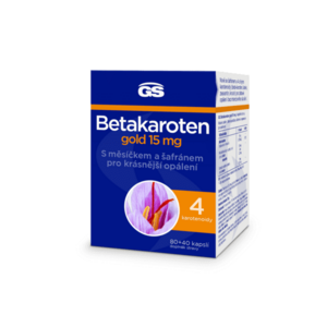 GS Betakaroten gold 15 mg 80 + 40 kapslí obraz