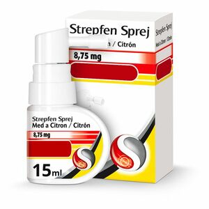 STREPFEN Sprej med a citron 8, 75 mg 15 ml obraz