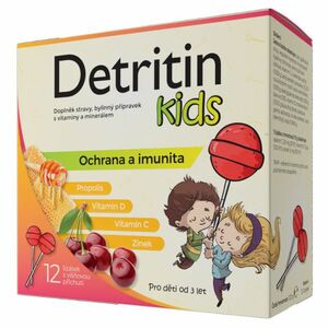 DETRITIN Kids lízátka na imunitu 12 ks obraz