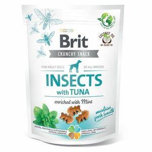 BRIT Care Crunchy Snack Insects with Tuna pamlsky s hmyzem a tuňákem pro psy 200 g obraz