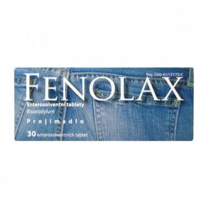 FENOLAX proti zácpě 5mg 30 tablet obraz