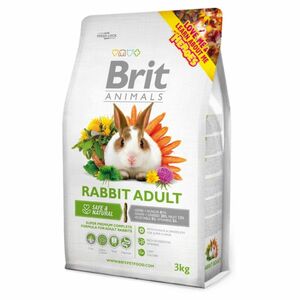 BRIT Animals rabbit adult complete krmivo pro králíky 3 kg obraz
