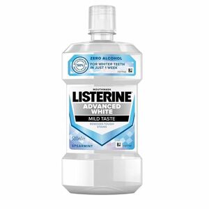 Listerine Advanced White Mild Taste ústní voda 500 ml obraz
