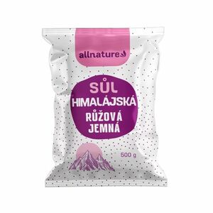 Allnature Himalájská sůl růžová jemná 500 g obraz