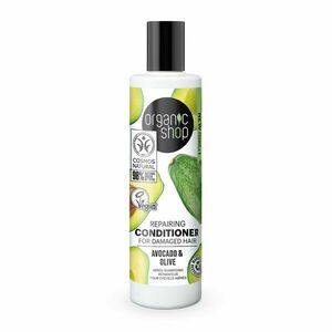 Organic Shop Regenerační kondicionér pro poškozené vlasy Avokádo a olivy 280 ml obraz