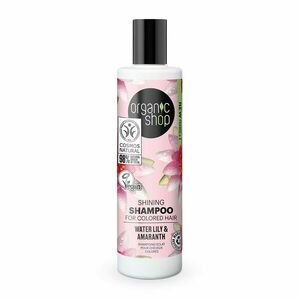 Organic Shop Rozjasňující šampon pro barvené vlasy Leknín a amarant 280 ml obraz