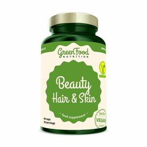 GreenFood Nutrition Beauty Hair & Skin 60 kapslí obraz