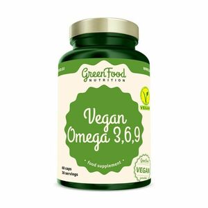 GreenFood Nutrition Vegan Omega 3, 6, 9 60 kapslí obraz