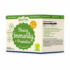 GreenFood Nutrition Strong Immunity + Probiotics + Pillbox obraz